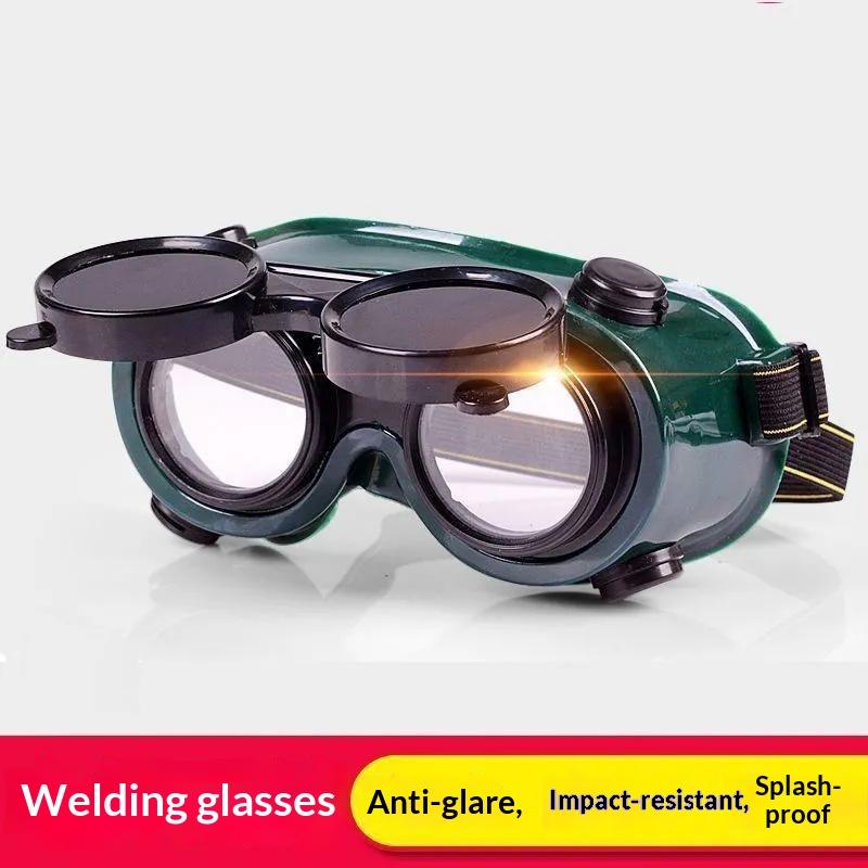 Dust Proof Chemical Goggles Portable Welding Goggles Anti-Glare Protective Welding Glasses Safety Protective Grinding Glasses
