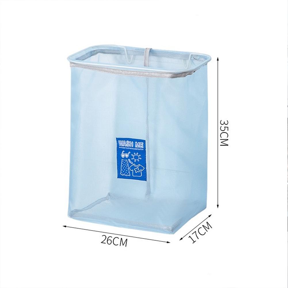 Wandmontierter Schmutzwäschekorb Aufbewahrungskorb Haushaltsgebrauch Organizer Badezimmer Raum Kleidersortierwerkzeug
