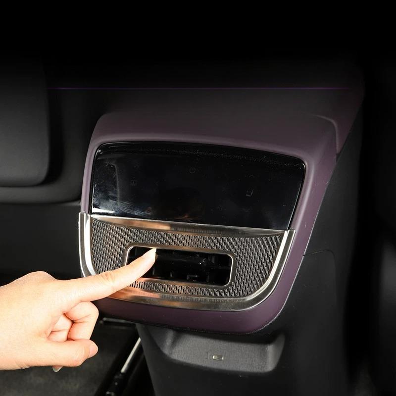 For Mazda CX-6e Rear Air Conditioning Vent Dust Cover Protector Interior Upgrade Modification Accessories