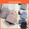 Trendy Women's Pu Leather Rucksack With Zipper Pocket And Multi Functionality