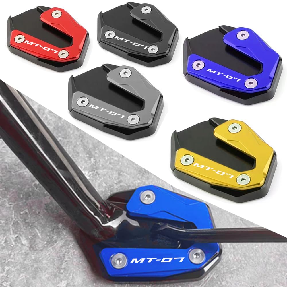FOR MT07 MT-07 2021 2022 2023 Motorcycle Kickstand Extension Plate