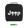 For Jeep Car Charge Cable Storage Box Charging Gun Organiser Bag Wrangler Gladiator 2014 - 2021 Grand Cherokee Cherokee ANO1
