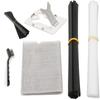 Portable Plastic Welding Kit for Bumper Kayak Repairs Wire Mesh 15/20/50 Black White Plastic Rods 50W Iron