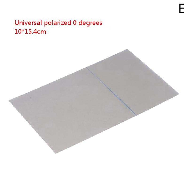 Verschiedene Größen Polarisationsfolie Polarisator Uhr Multimeter Rechner LCD-Display Reparatur Polarisation 0 Grad/90 Grad
