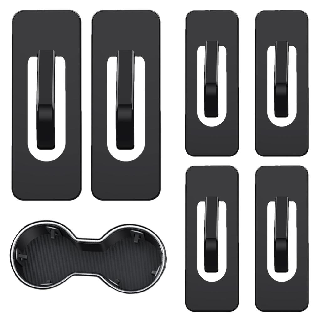 6pcs 4.5x1.5cm Car Clicker Cup Slot Limiter, Car Cup Limiter, Bottle Stabilizer, Bottle