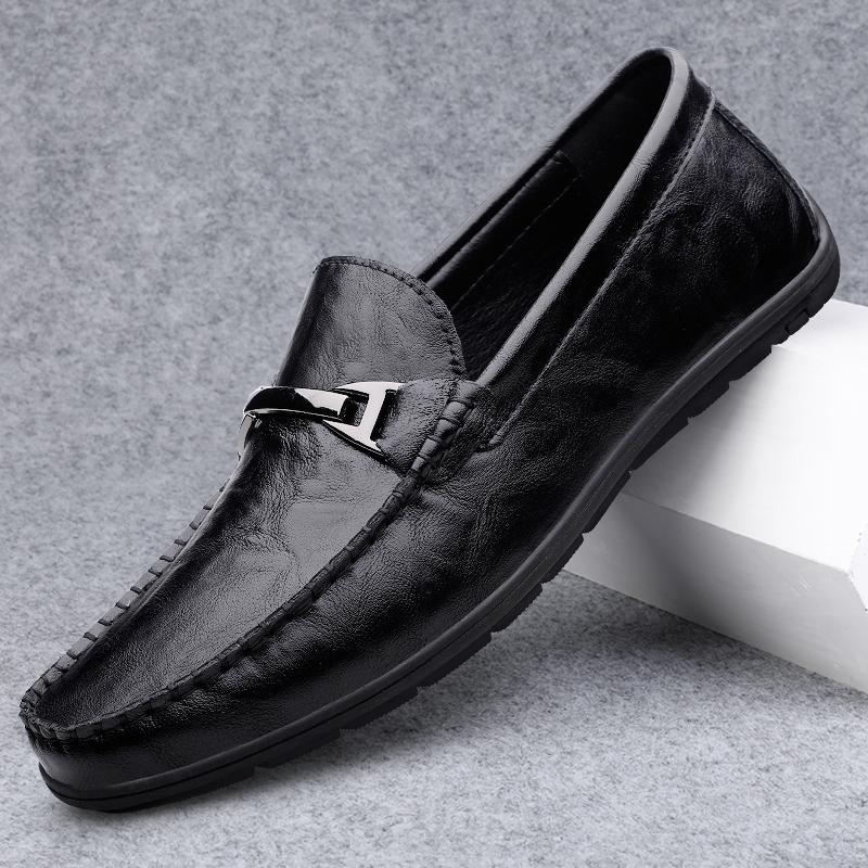 Penny Loafers Men Flats Luxury Designer Mens Casual Shoes Lightweight Slip-On Soft Leather Mens Driving Shoes Man Moccasins 2025