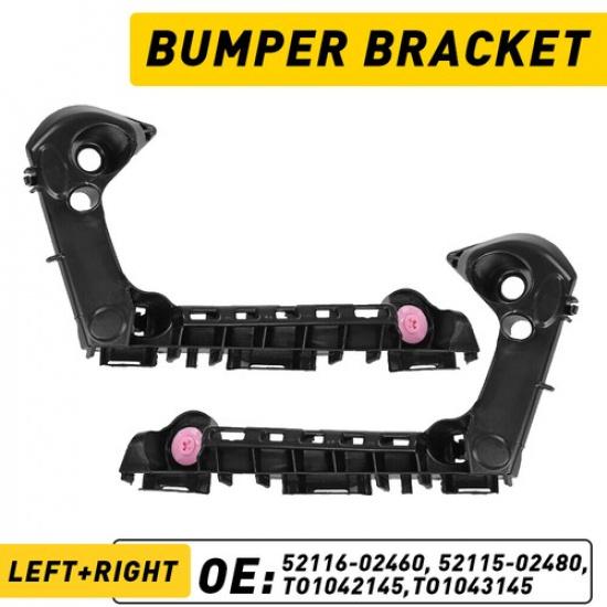 New Front Bumper Cover Retainer Bracket Set For - Toyota Corolla EOA
