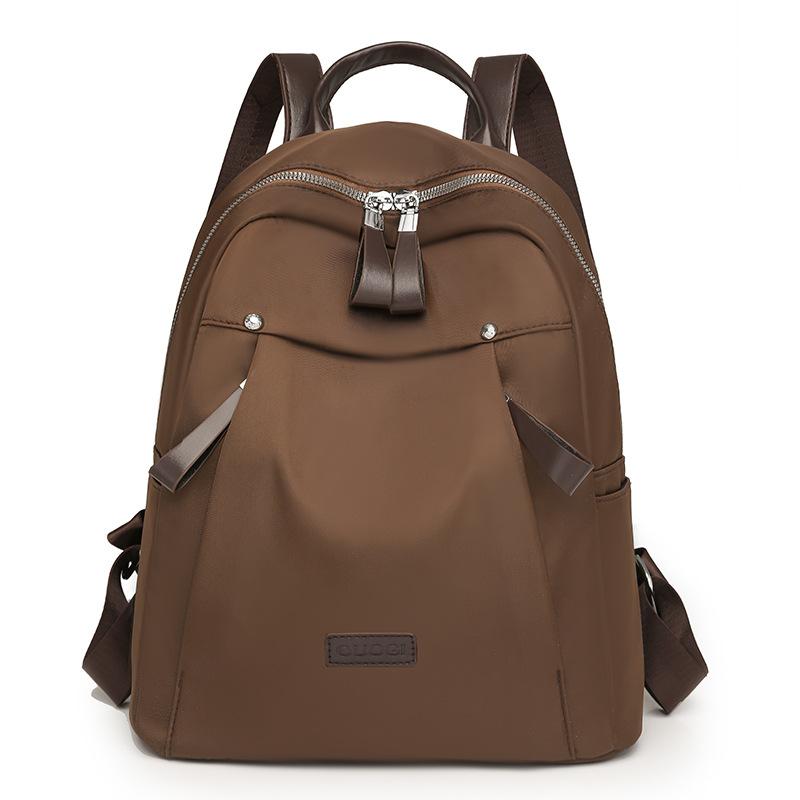 Fashionable Soft Leather Large-capacity Travel Backpack Single-shoulder Schoolbag