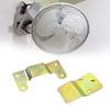 6 Pieces Wall Fan Hooks Sturdy Metal Construction Corrode Resistant Finish Supports 5kg Each
