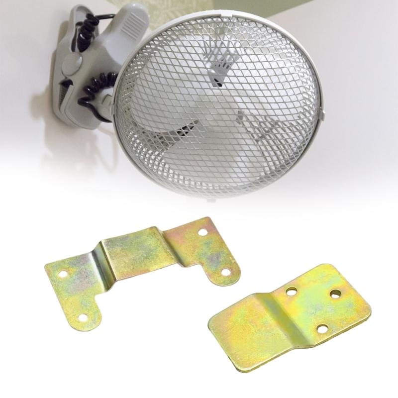6 Pieces Wall Fan Hooks Sturdy Metal Construction Corrode Resistant Finish Supports 5kg Each