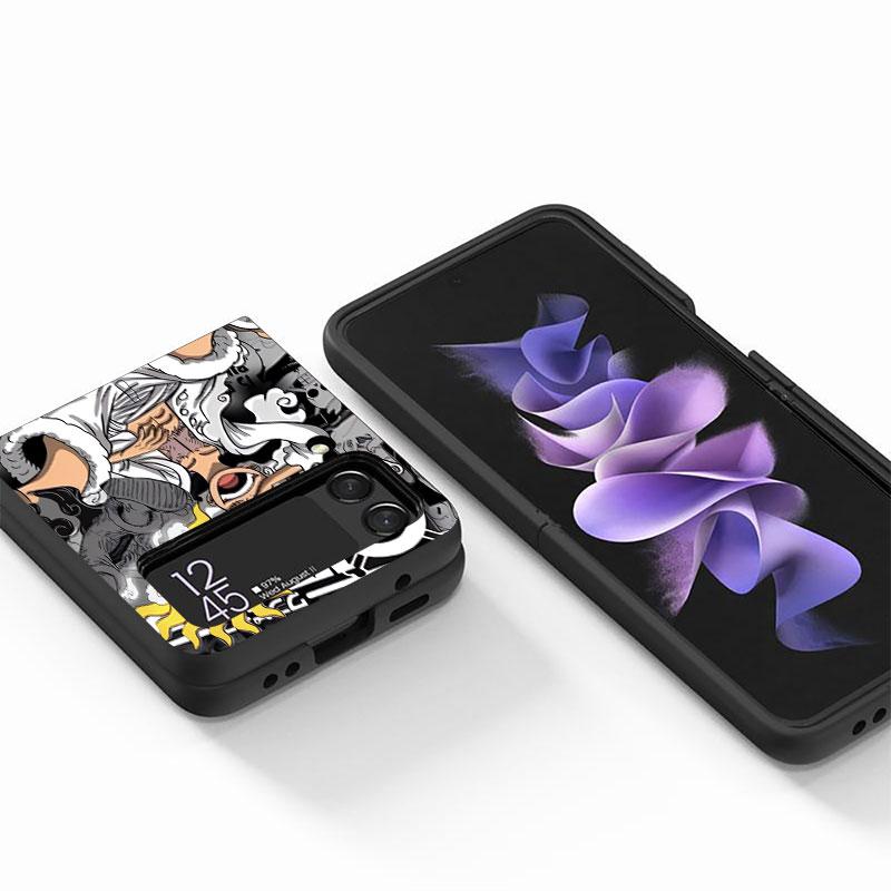 Anime One Pieces Back Cover Phone Case for Samsung Galaxy Z Flip 5 Z Flip 3 Z FLIP 6 Z Flip
