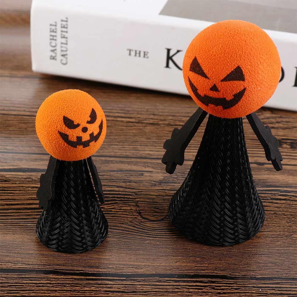 Pumpkin Head Halloween Jumping Doll Bouncing Jumping Pumpkin Toys Birthday Halloween Gifts