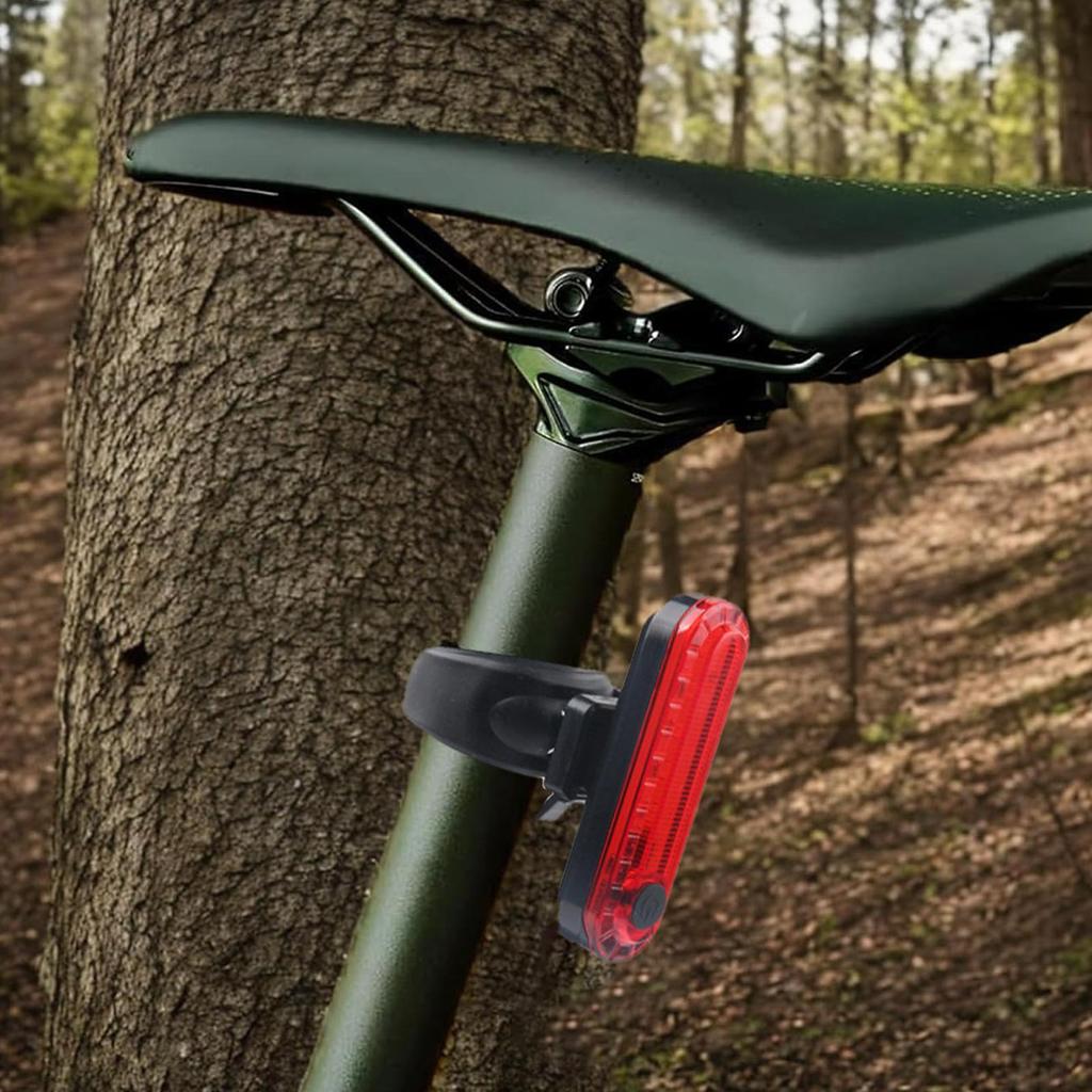 Correa de Montaje para Luz Trasera de Ciclismo de Silicona Banda de Montaje de Luz de Silicona Correa de Fijación de Repuesto Soporte de Luz Ajustable