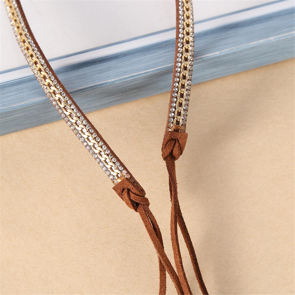 Handmade Ethnic Western Hat Bands for DIY Replacement Straw Felt Fedoras and Panama Hats Rhinestones Studded