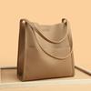 Borsa a tracolla da donna in vera pelle 3 scomparti borse a spalla femminili di alta qualità