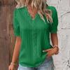 Women's T-shirt Summer Fashion Hollow Short-sleeved Women's Shirt Tops