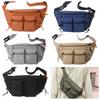 Y2k Multi-pocket Chest Bag Large Capacity Sports Fanny Pack Fashion Men Waist Bag  Riding