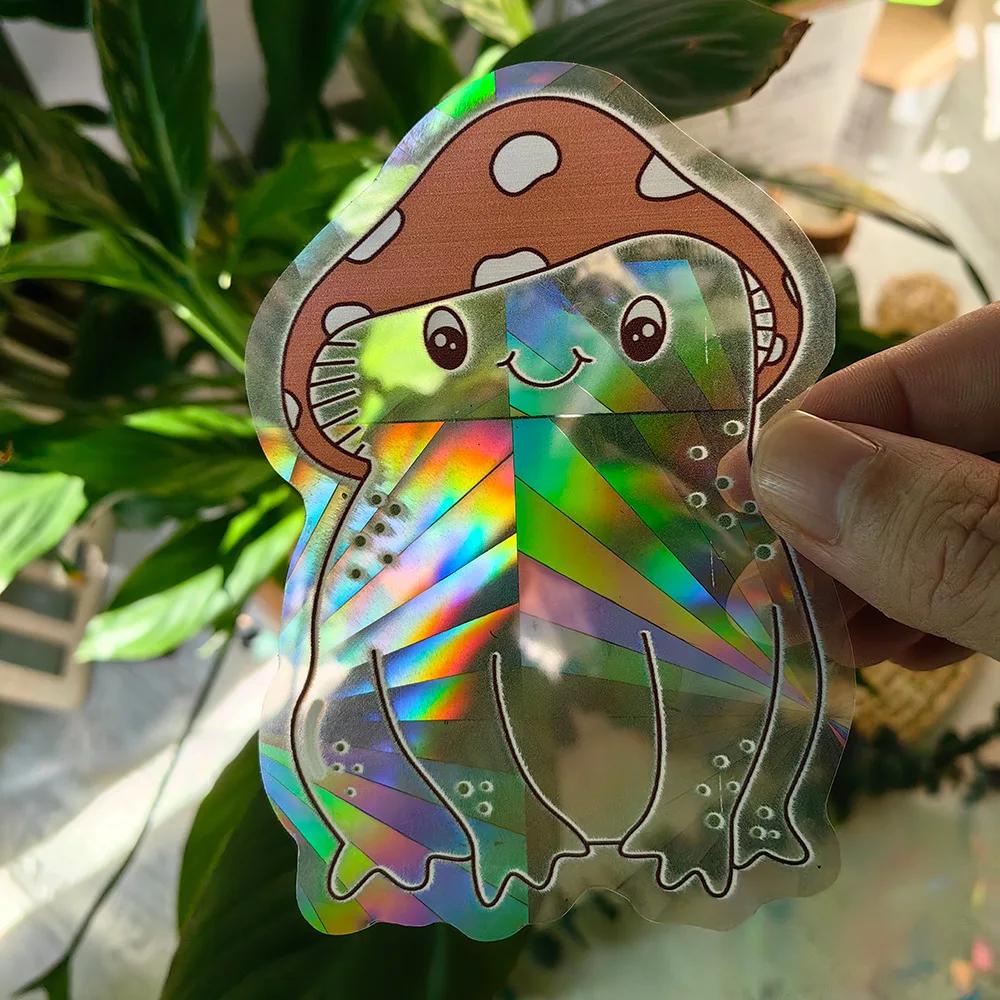 SC001-015 Multiple patterns to choose Rainbow Sun Catcher Window Stickers Prism Holographic Stickers for Windows