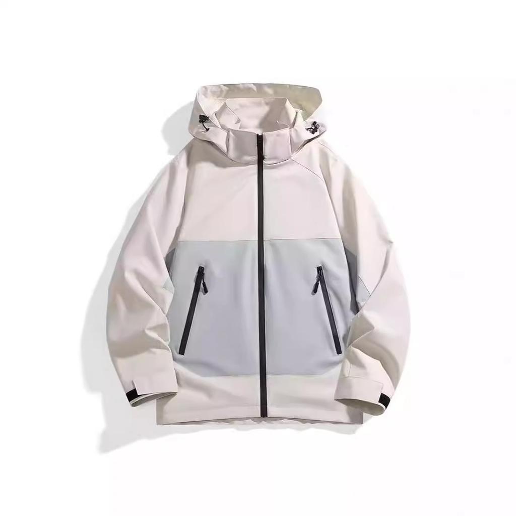 Podzimní outdoor nová pánská bunda módní trend sportovní větrovka nepromokavá odepínací bunda s kapucí