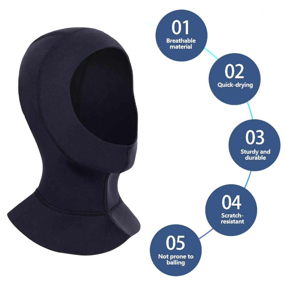 3MM Neoprene Diving Cap For Men And Women Snorkeling Hat Surfing Spearfishing Helmet Winter Thermal Swimming Headgear