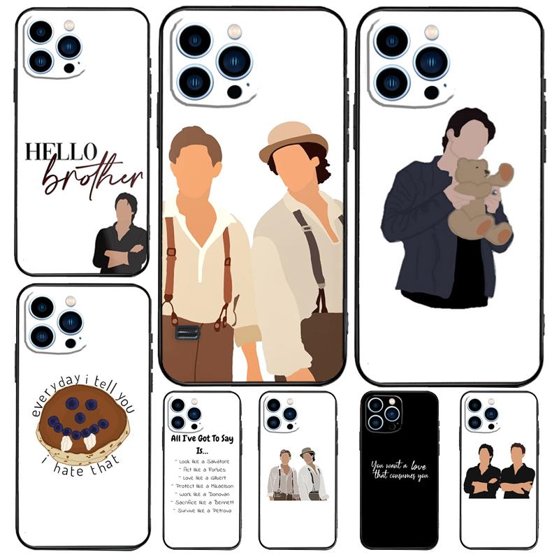 Damon and Stefan Vampire Diaries Case For ZTE Nubia Red Magic 10 Air 6S 7S 6 7 Pro RedMagic 11 10 9 8 8S 9S 10S Pro Plus Cover