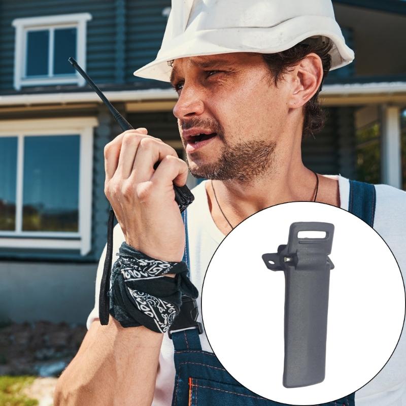 Hafif Kemer Montaj Klipsi İki Yönlü Telsiz İçin Uygundur Zorlu Koşullarda Hareketliliği Artırır Saha Çalışması Güvenli Taşıma