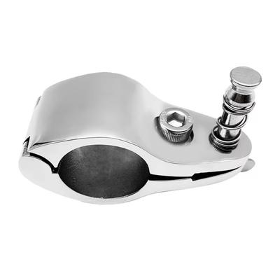316 Stainless Steel Jaw Slide Clamp 22mm 25mm 30mm 32mm Fitting With Pin Marine Hardware Easy Install Boat Bimini Top Hinged