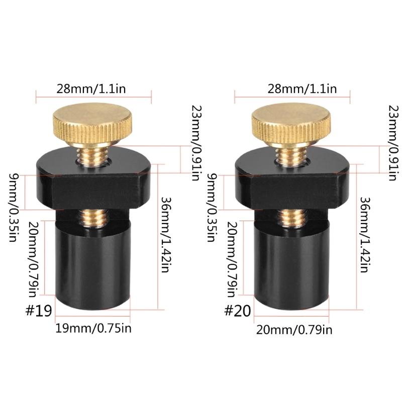 Bankhunde Klemmen Holzbearbeitungsbankhunde Werkbänke Bremsklotz Holzbearbeitungsbankklemmen Zubehör für 19mm/20mm