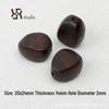 Retro Braune Geometrische Holzperlen für Minimalistischen DIY Schmuck
