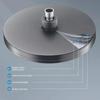 New 6 Modes Large Flow Supercharge Rainfall Shower Head 230mm Round High Pressure Top Spray Rain Showerhead Bathroom Accessories