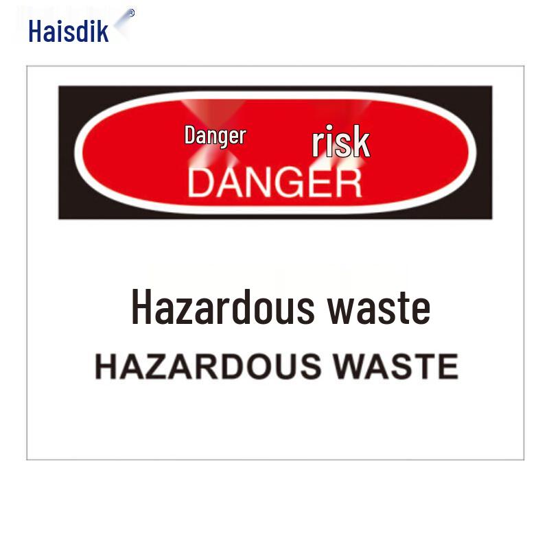 Hesdick HK-377 Safety Warning Signs 25x31.5 cm