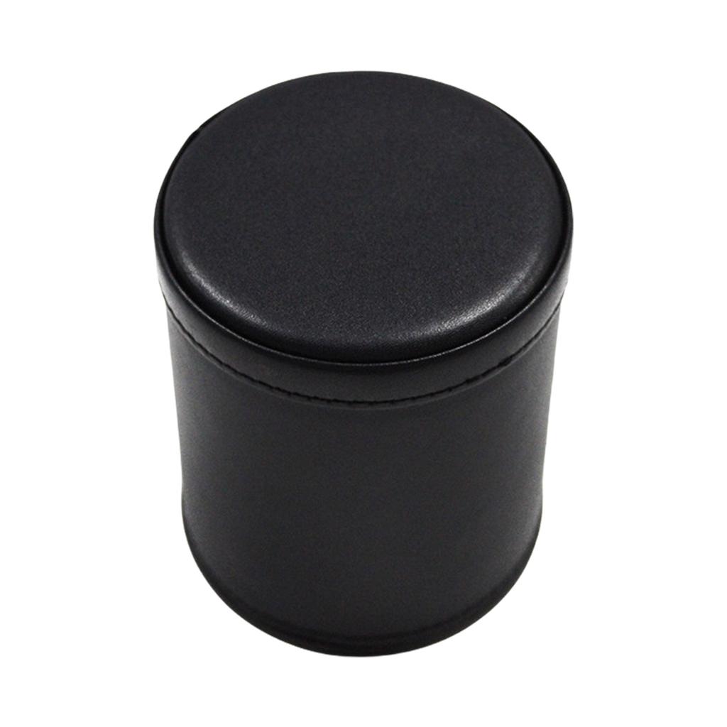 Dices Shake Container For Professional Table Board Game Dices Cup PU Leather Dices Rolling Cup Comfortable Hand Feeling