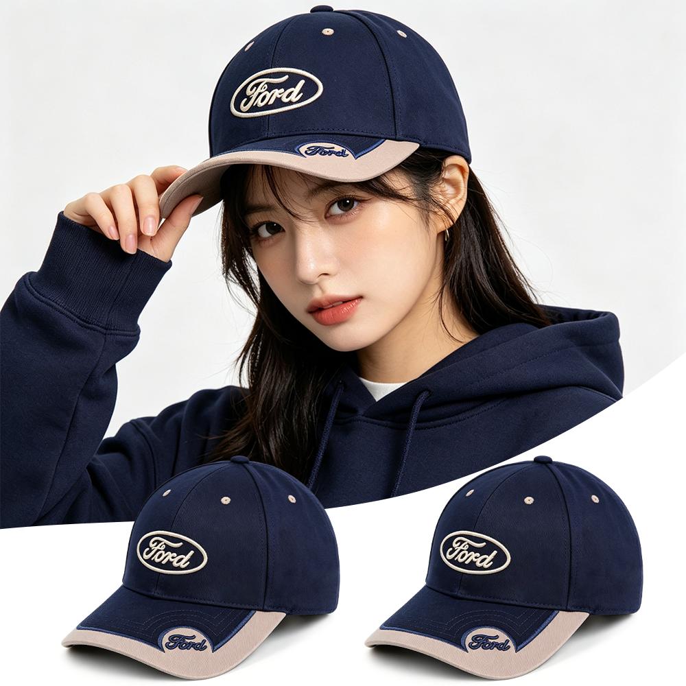Car Logo Letter Embroidery Hat Outdoor Adjustable Casual Baseball Cap For Ford Focus Fiesta Mustang Mondeo Kuga Ranger Fusion