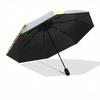 1 Auto Open Winnie the Pooh, Tigger Themed Colorful 8-rib Portable Umbrella for Men and Women, A Compact Commuting Companion Suitable for Da