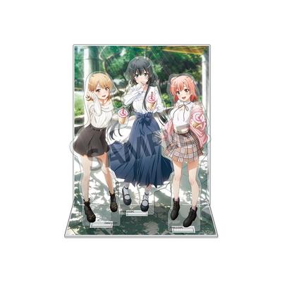 My Teen Romantic Comedy As I Expected Complete Acrylic Stand with Original Background and Iroha Park Date SNAFU - - Yukino, Yui, Ver.
