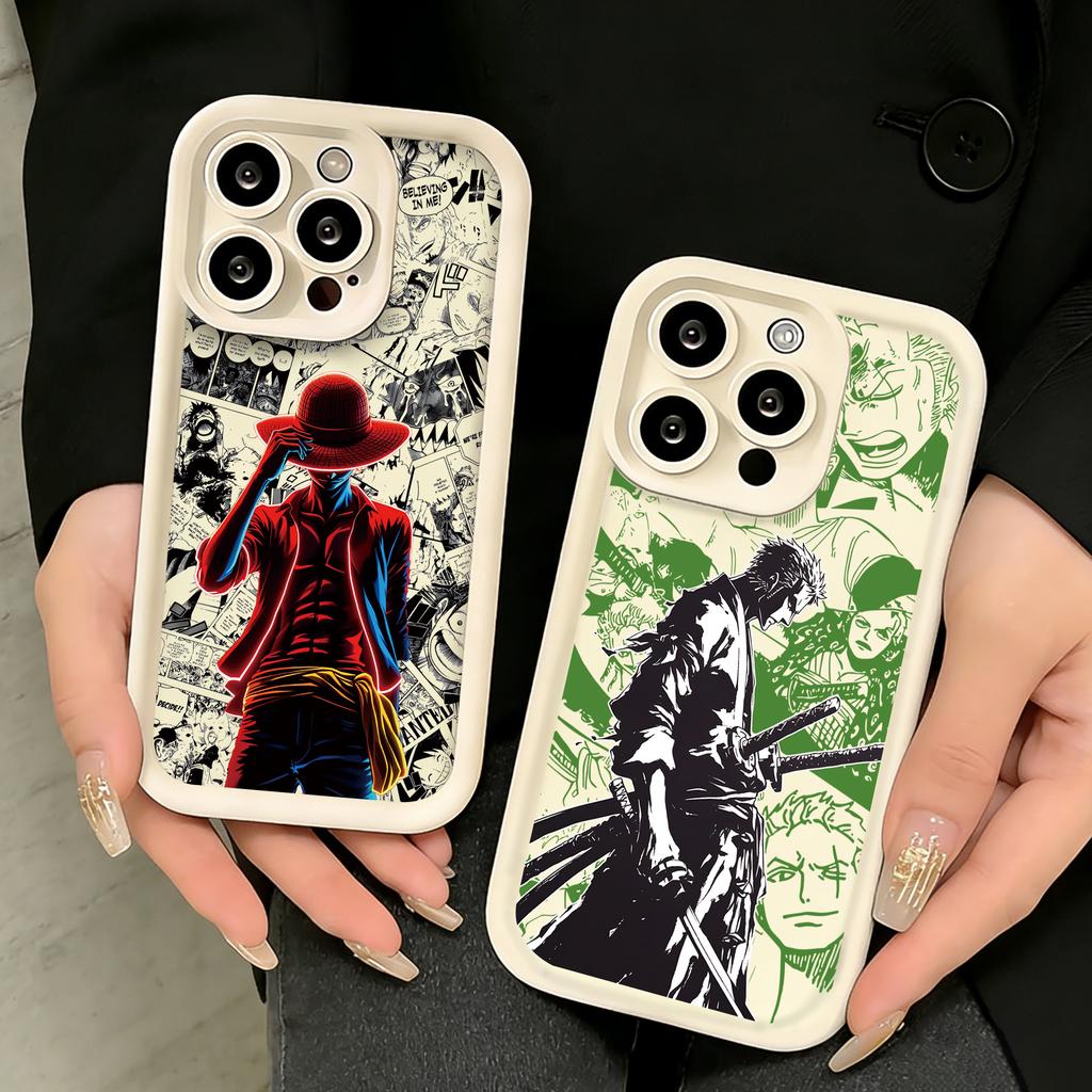Ones Pieces Luffys Zoros Phone Case For Samsung Galaxy A17 A07 A06 A26 A16 A06 A35 A55 A25 A05s A15 A54 A34 A36 A24 4G 5G Soft