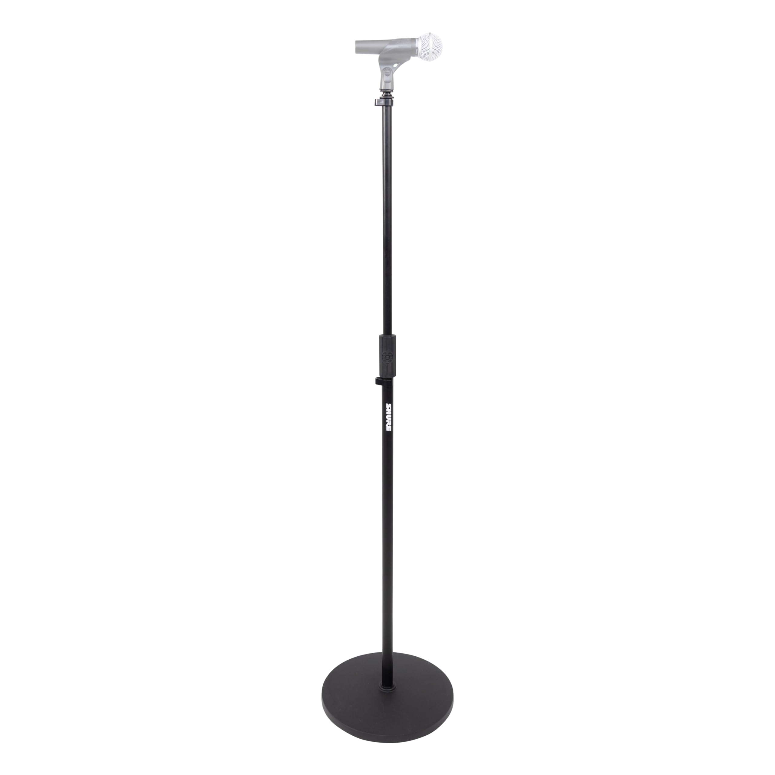 

Микрофонная стойка Shure by Gator прямого типа с вибропоглощающим круглым основанием 10 SH-RBMICSTAND10 [] чёрный