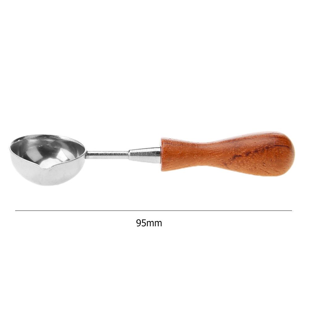 Furnace Sealing Wax Spoon Sealing Wax Bead Sticks Spoon Metal Customs Vintage Wax Melting Furnace Special Furnace for Melting