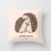 Luxury Home Decor Cushion Cover Office Sofa Cushion Cover Cartoon Animal Hedgehog Dog Pattern Pillow Cover