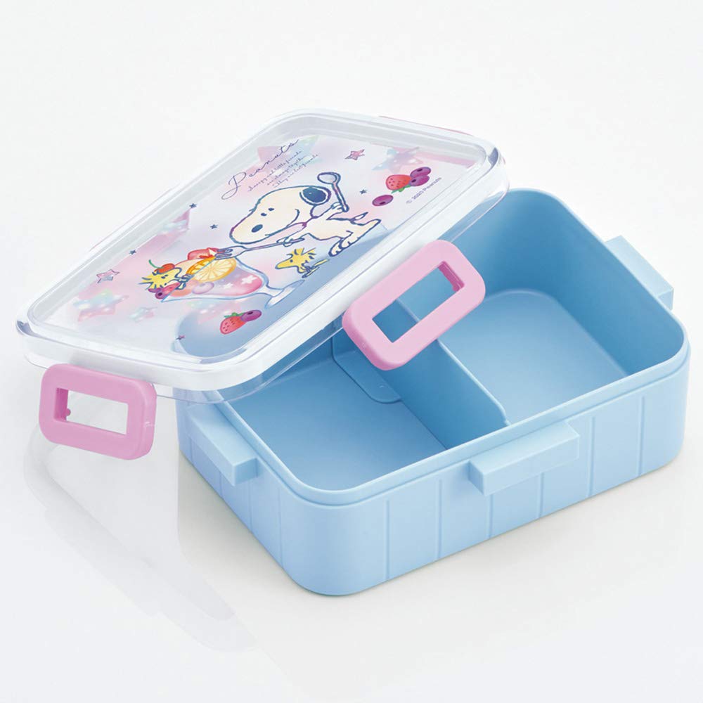 Skater Lock Lunch Snoopy Made in YZFL7C 4-Point Box, Parfait, Peanuts, Japan, 650ml,