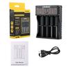 LiitoKala for 18650/26650/AA/AAA Batteries, LCD Display, Auto Detect, Overcharge Protection Lii-402 Multi-Purpose Charger
