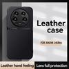 For Xiaomi 14 14 Pro 14 Ultra Leather Texture Built-in Magnetic TPU Soft Edge Anti-drop Anti-fingerprint Phone Case