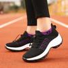 Women Walking Shoes Fashion Sock Sneakers Breathe Comfortable Nursing Footwear Woman Chunky Platform Height Increasing Loafers