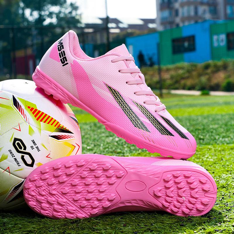Indoor Football Shoes Nailed New Models, Good Price, Junior High School Adult Youth Football Shoes, Men and Women Foreign Ministers Low Top