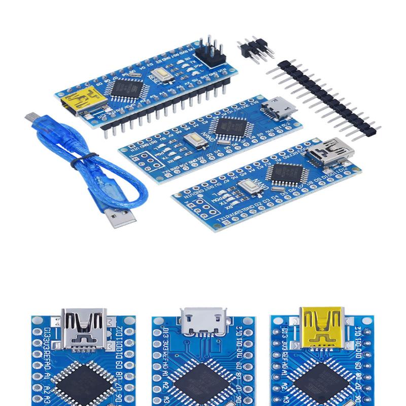 Mini / Typ-C / Micro-USB Nano 3.0 Mit dem Bootloader Kompatibler Nano-Controller Für Ch340 USB-Treiber 16MHz Atmega328P