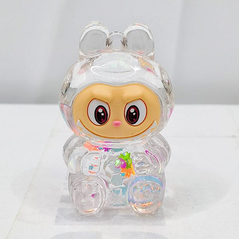 Quicksand Rabbit Cute Flash Color Dopamine Car Home Toy Ornaments