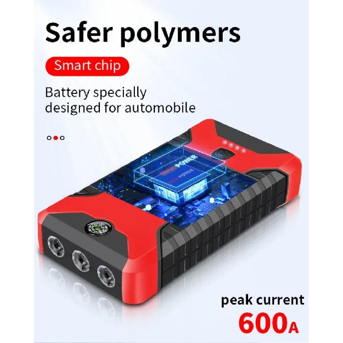 Avviatore Portatile per Batteria Auto Avviatore di Emergenza per Auto 99800mAh Auto a Benzina Diesel Alimentatore di Avviamento di Emergenza 12V Per Auto
