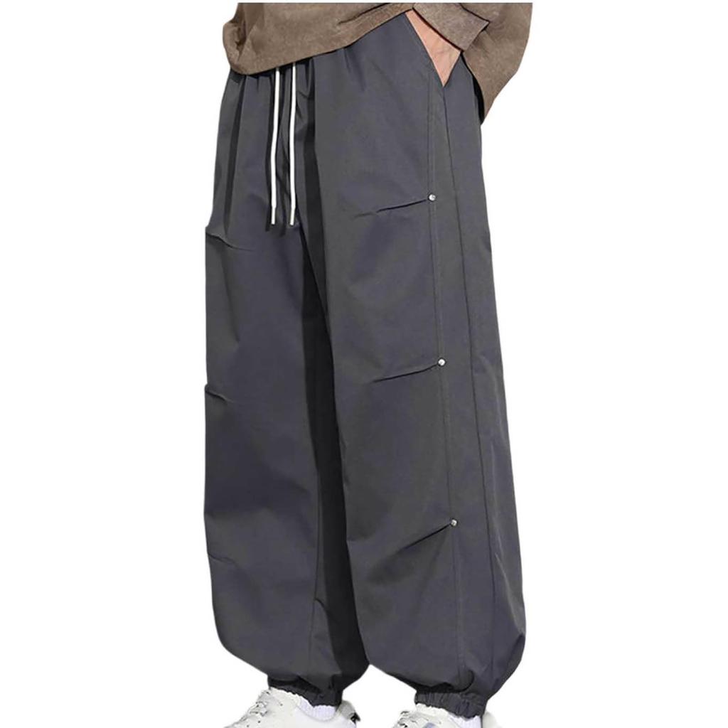 Men's Loose Fit Cuffed Cargo Pants