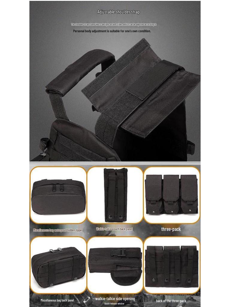 Children's Tactical Camouflage Bulletproof Vest Level III Armor for Outdoor Summer Camp