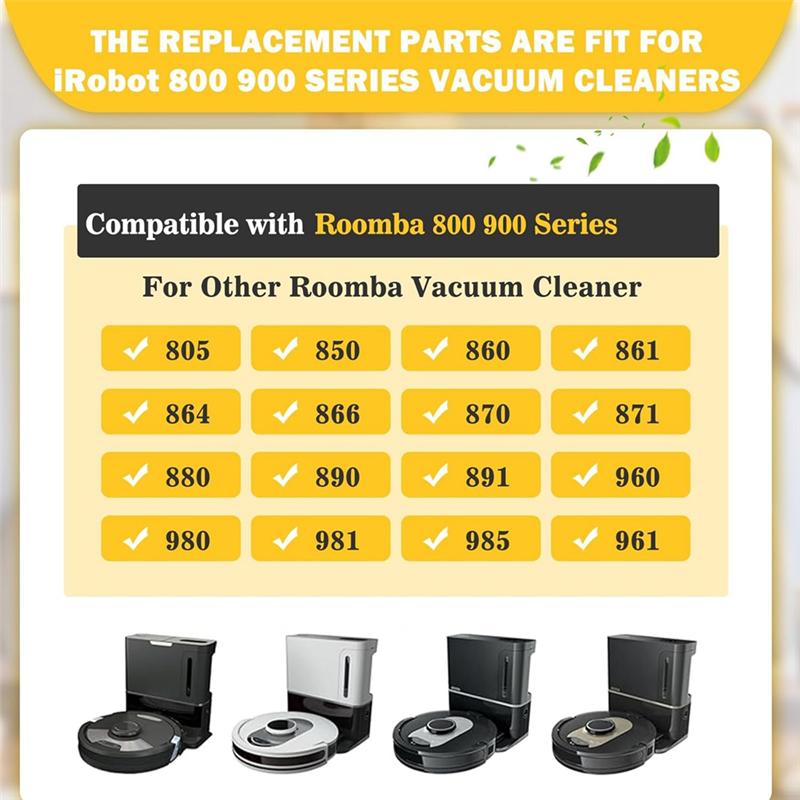 A65T-Accessories Kit For Irobot Roomba 960 980 805 850 860 861 864 870 871 880 890 891 960 980 981 985 Vacuum Parts